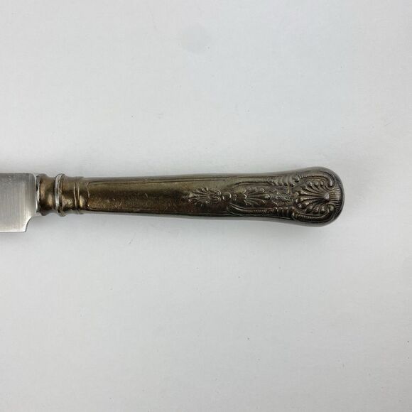 US NAVY Kings Fouled Anchor Dinner Fork Knife Spoons International Silver Set 4 - Picture 4 of 14